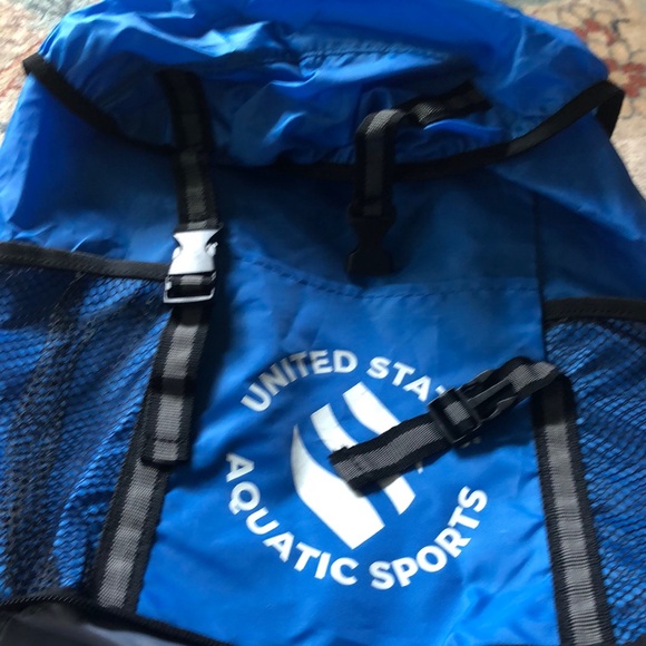 USAS United States Aquatic Sports nylon backpack knapsack book bag - Picture 12 of 16